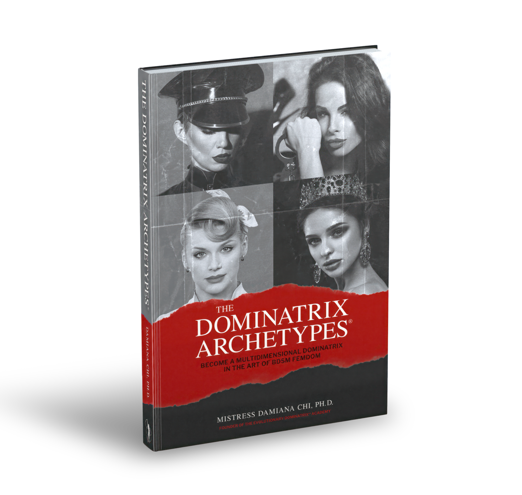 A book cover with four different images of women.